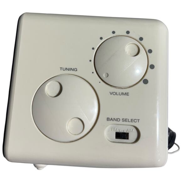 Vintage Sony ICF C10W Cube Alarm Clock Radio AM FM Digital Display - Picture 6 of 10